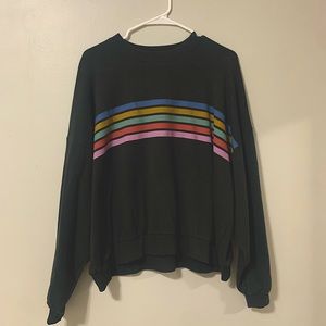 American Eagle Black Crewneck